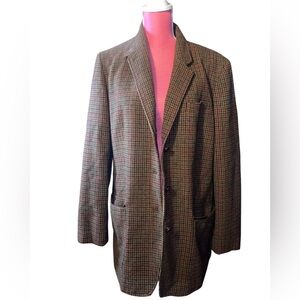 Brown Houndstooth Blazer